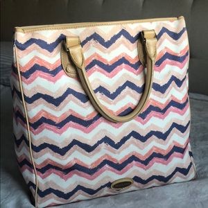 PRE💕LOVED Chevron Tote